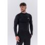 Чоловіча футболка Active Long-Sleeve Black - NEBBIA