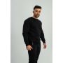 Embossed Sweatshirt Black - STRIX