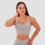 Спортивний топ Cut-Out Grey - GymBeam