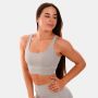 Спортивний топ Cut-Out Grey - GymBeam