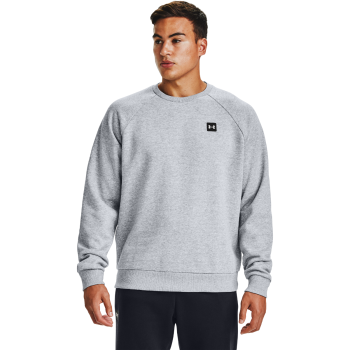 Чоловіча толстовка Rival Fleece Crew Grey - Under Armour