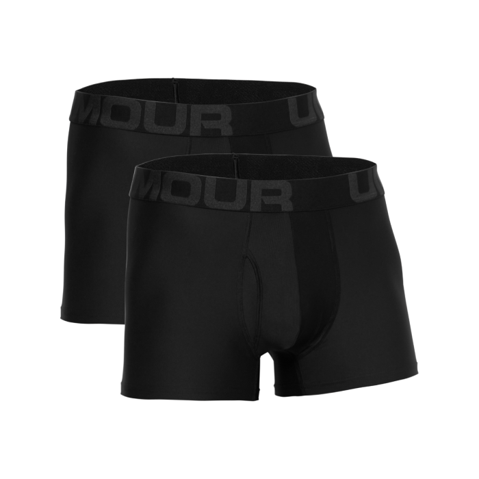 UA Tech 3in Boxer Briefs 2-Pack Black - Under Armour