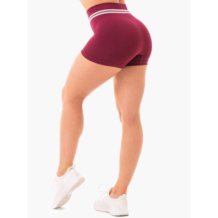 Жіночі шорти Freestyle High-Waisted Burgundy - Ryderwear