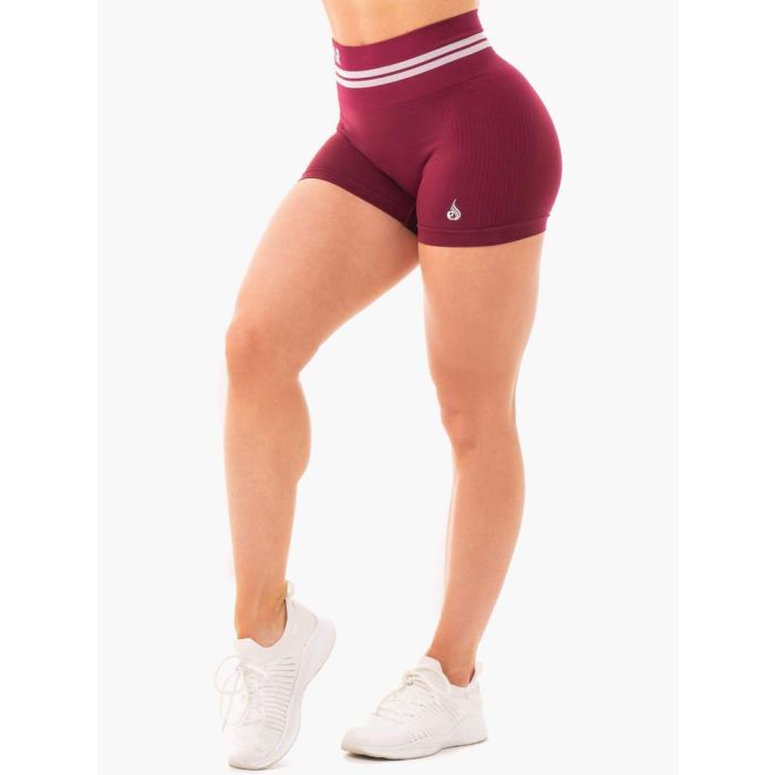 Жіночі шорти Freestyle High-Waisted Burgundy - Ryderwear