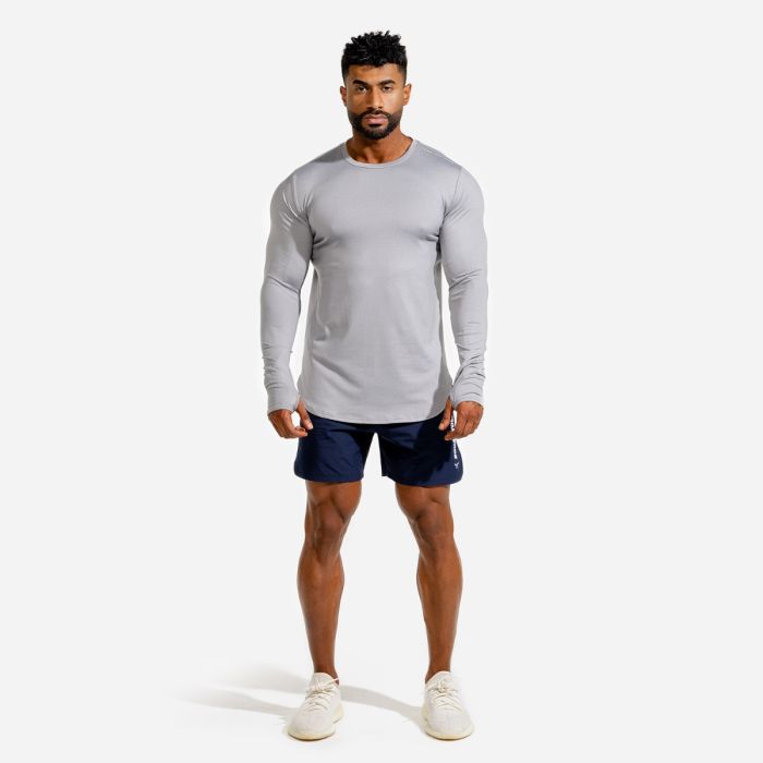 Футболка Long Sleeve Statement Muscle Grey - SQUATWOLF