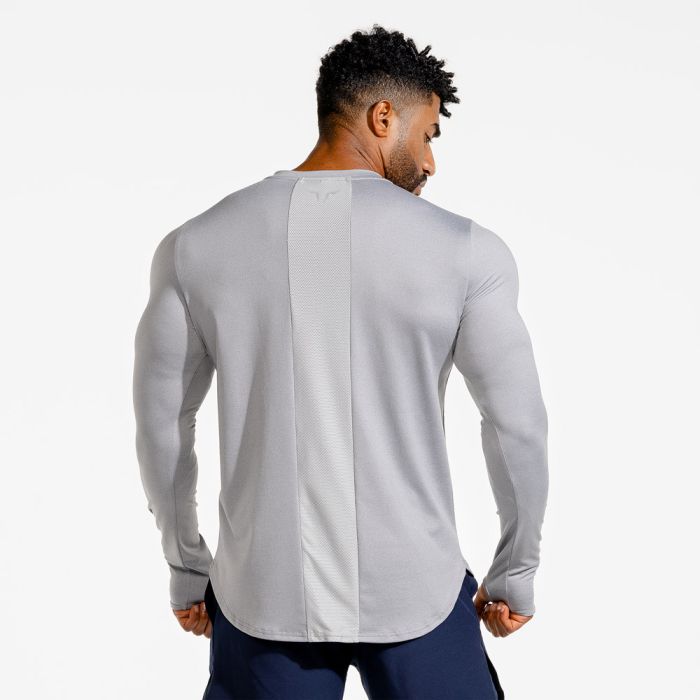 Футболка Long Sleeve Statement Muscle Grey - SQUATWOLF