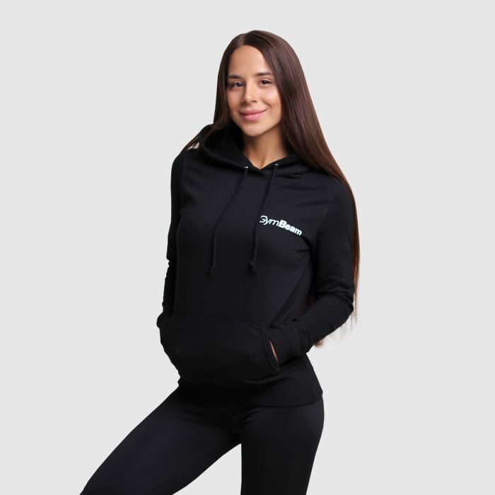 Жіноча толстовка PRO Hoodie Black - GymBeam