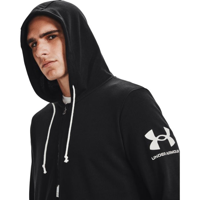 Толстовка Rival Terry FZ HD Black - Under Armour