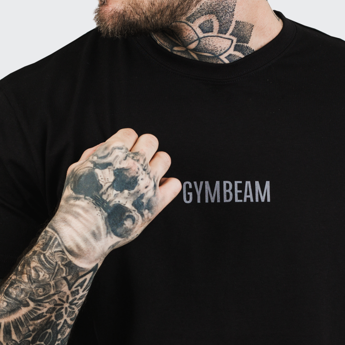 Футболка FIT Black - GymBeam