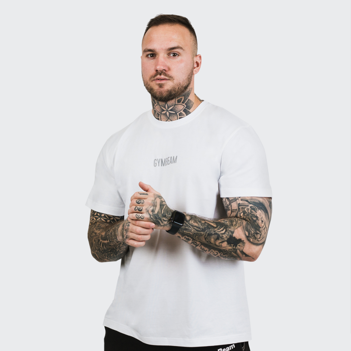 Футболка FIT White - GymBeam