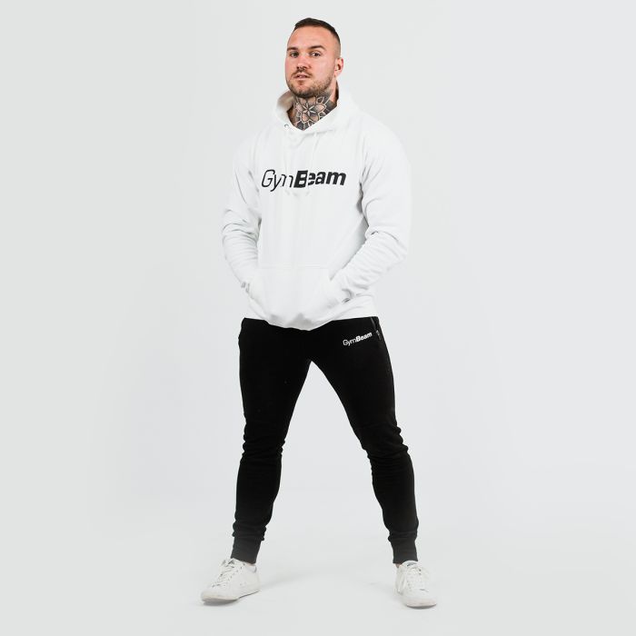 Толстовка PRO Hoodie White - GymBeam