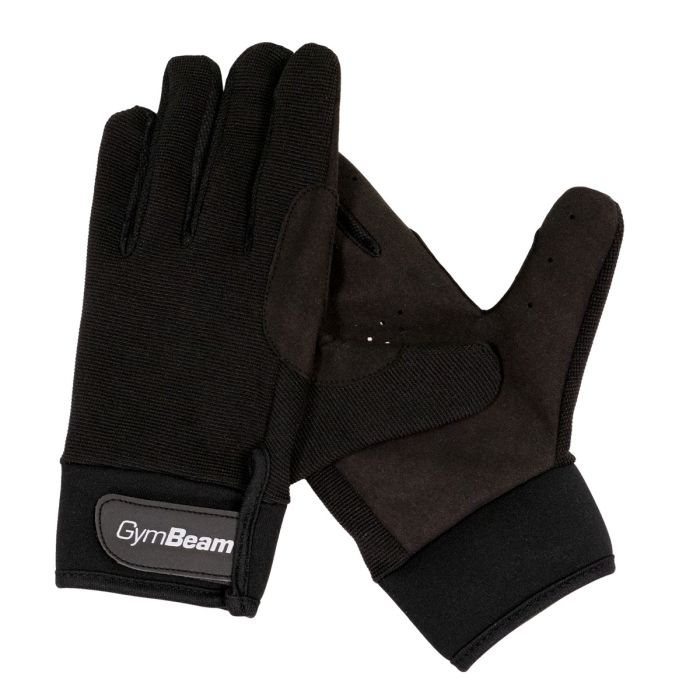 Full Finger Fitness Gloves Black - GymBeam