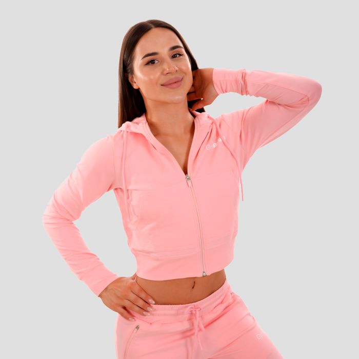 Толстовка жіноча Zip-up TRN Pink - GymBeam