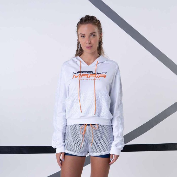 Women‘s Hoodie Energy White - LABELLAMAFIA