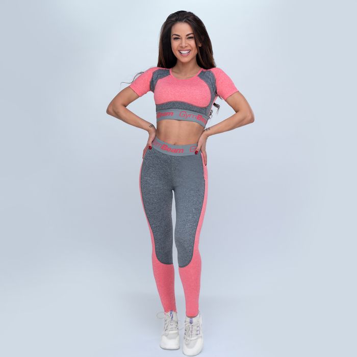 Спортивний топ Ultrafit Heather Pink - GymBeam