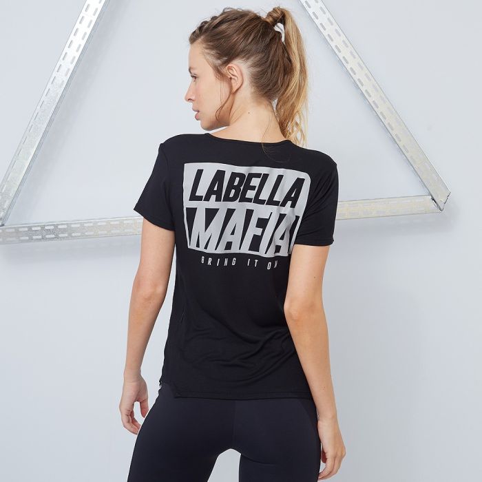 Women‘s T-shirt Essentials black - LABELLAMAFIA