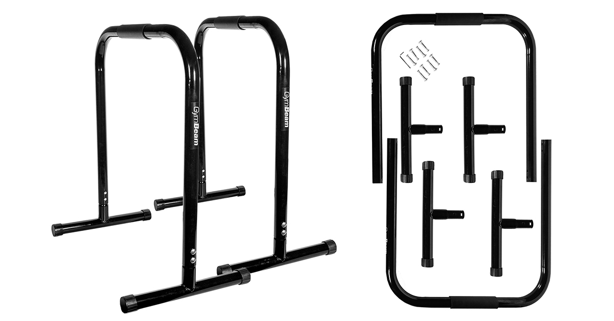 DIP II Parallel Bars Black - Gymbeam