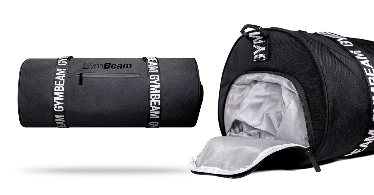 Спортивная сумка Barrel Bag black - GymBeam 