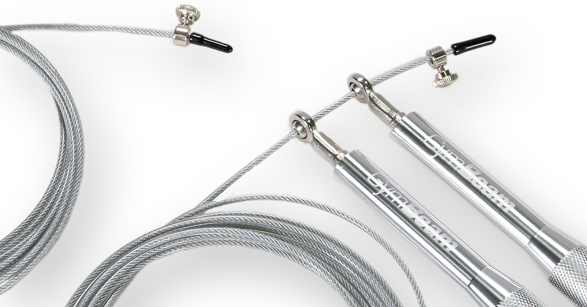 Скакалка Metal Jumping Rope Silver - GymBeam